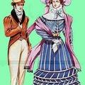 1829г. Дама и кавалер в выходной одежде